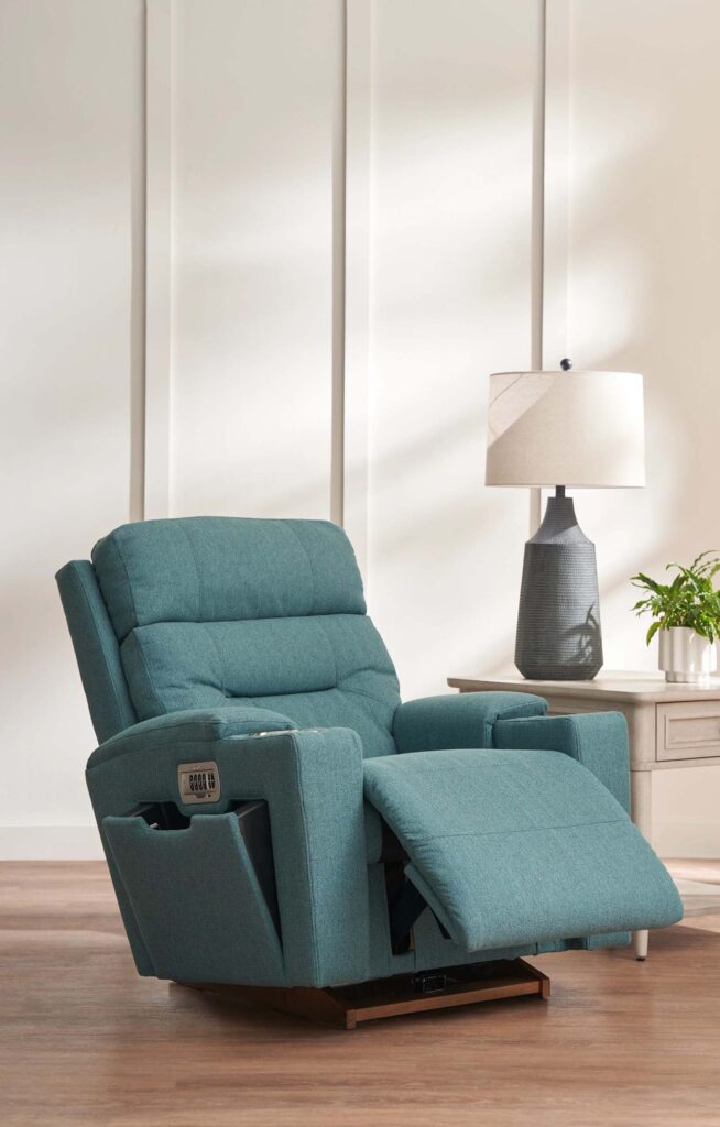 reclining chair in a home